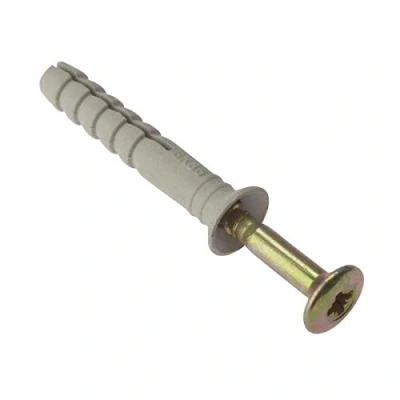 Image of Forgefix HF8120M Hammer Fixing Pozi Head Screw with Nylon Plug