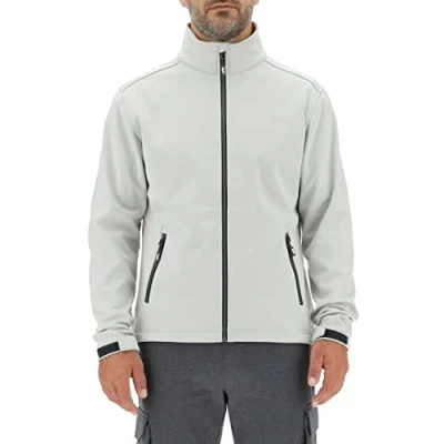 Image of JEEP O102561 J863 J MAN SOFTSHELL JACKET W/Zipped Pockets J22W Light Graystone XXL
