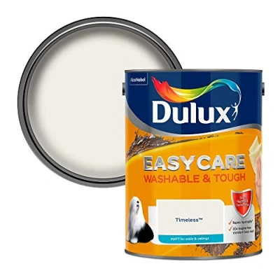 Image of Dulux Easycare Washable &amp; Tough Matt Emulsion Paint For Walls And Ceilings Timeless 5 Litres