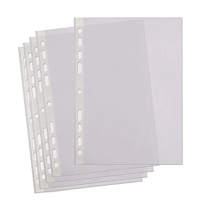 Image of SUMMIT Punched Pockets A4, 100 Poly Pockets, Pack of