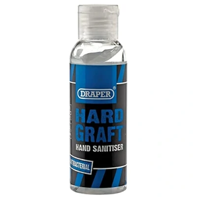 Image of Draper Antibacterial Hand Sanitiser, 100ml (75% alcohol)