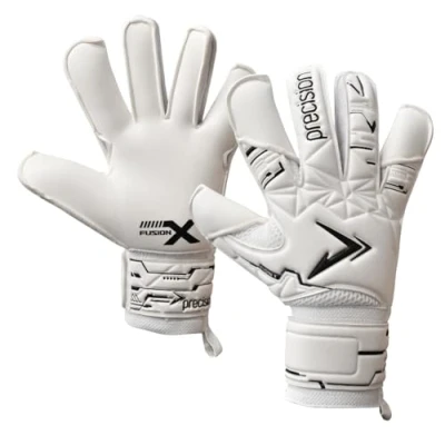 Image of Precision GK Fusion X Pro Classic Hybrid Giga Goalkeeper Gloves Size 9