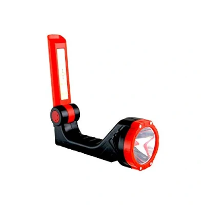 Image of Hotline lithium solar and USB rechargeable explorer multi functional torch with 5 8 hours usage, 150 lumens 1 year warranty