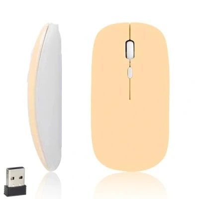 Image of iSTYLE Wireless Bluetooth Mouse, 1600 DPI Optical Tracking, 3 Buttons, 5.2, Silent Mini Mice Compatible for Mac, PC, Macbook, iPad, Android, iOS, Windows (AA Battery Required)