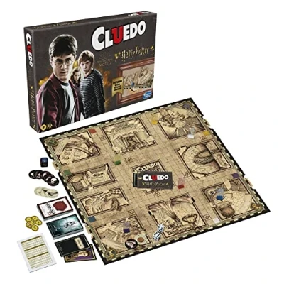 Image of Hasbro Gaming, Clue: Wizarding World Harry Potter Edition Family Board Game for 3 to 5 Players, Boys and Girls 8+ Years Old, Multicolour, Gifts Kids Adults