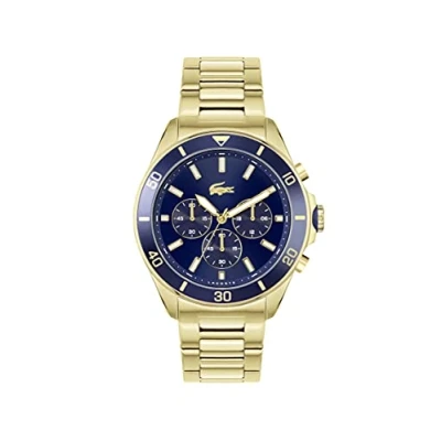 Image of Lacoste Chronograph watch goldcoloured, Men&#039;s, Size: One Size, Gold coloured