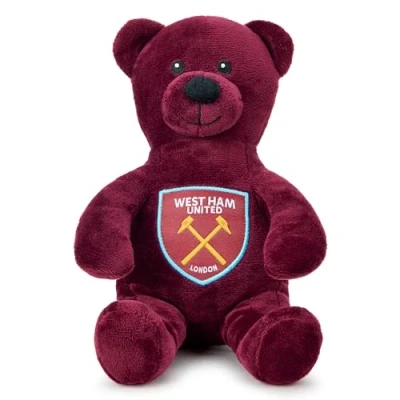 Image of West Ham United FC Official Football Gift Mini Bear Ideal Christmas/Birthday Present for Men and Boys, Show Your Support to The Hammers