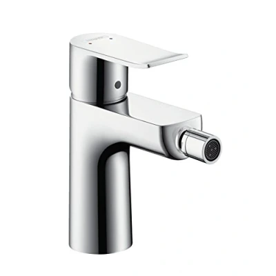Image of hansgrohe Metris bidet tap, pop up waste, chrome