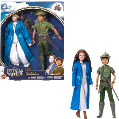 Image of Mattel Disney Movie Peter Pan &amp; Wendy Toys, and Darling Fashion Dolls Inspired by Disney’s Wendy, Gifts for Kids, HNY36