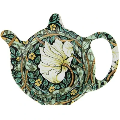 Image of Lesser &amp; Pavey Melamine William Morris Pimpernel Tea Bag Holder