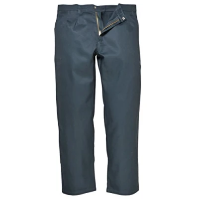 Image of Portwest Bizweld Trousers, Size: S, Colour: Bottle Green, BZ30BGRS