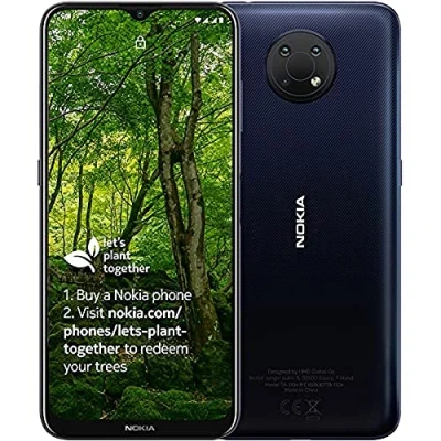 Image of Nokia G10 6.5 Inch Android UK SIM Free Smartphone with 3 GB RAM and 32 Storage (Dual SIM) Night Blue (Renewed)