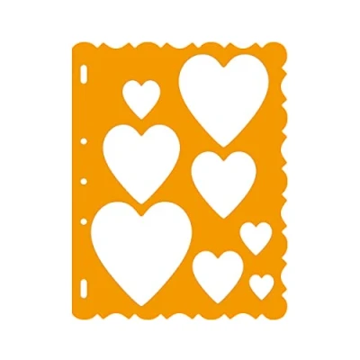 Image of Fiskars Shape Template Hearts, for the creation of 1003827