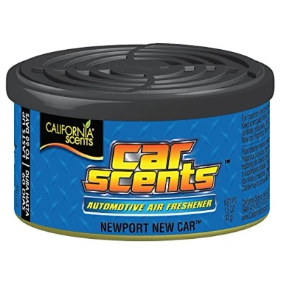 Image of California Scents 20413 CSCANCAR Air freshener Newport New Car Can 42gr, blue