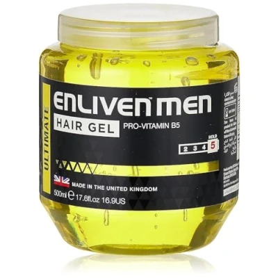 Image of Enliven XL Ultimate Yellow Hair Gel 500 ml, Pack of 1