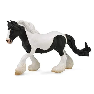 Image of CollectA Gypsy Mare Black &amp; White Piebald