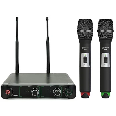 Image of Chord Dual UHF Handheld Microphone Set 863.42 &amp; 864.3