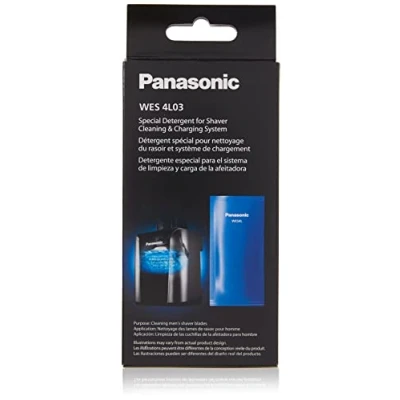 Image of Panasonic Men&#039;s Razor Refill Renewal Solution for Automatic Cleaning and Charging System Pack of 3 (WES4L03)
