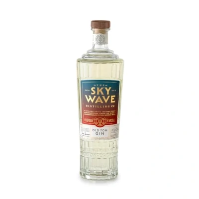 Image of Sky Wave Old Tom Gin Premium Hand Crafted Small Batch Award Winning Distilled In Oxfordshire 41% ABV 700ml Best Gift