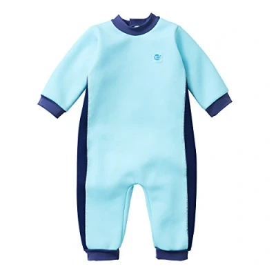 Image of Splash About Kids&#039; Warm in One Wetsuit, Blue(Blue Cobalt), 3 6 Months(Manufacture size: Medium)