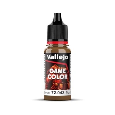 Image of Vallejo Game Color 17 ml Acrylic Paint Beasty Brown