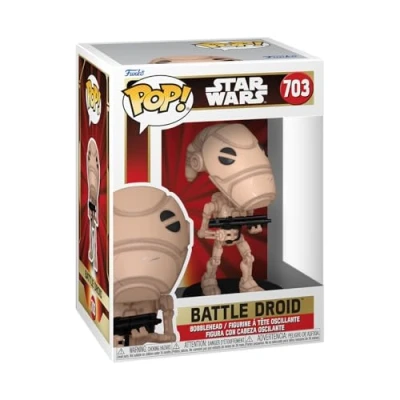 Image of Funko POP! Star Wars: Episode 1 The Phantom Menace Anniversary Battle Droid Collectable Vinyl Figure Gift Idea Official Merchandise Toys for Kids &amp; Adults Movies Fans