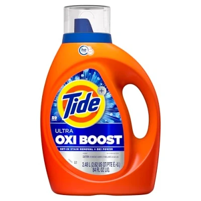 Image of Tide Ultra Oxi Liquid Detergent, 59 Loads, 92 Fl Ounce