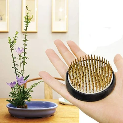 Image of Flower Frog Round Holder 2.4 Inch/ 6.1 cm