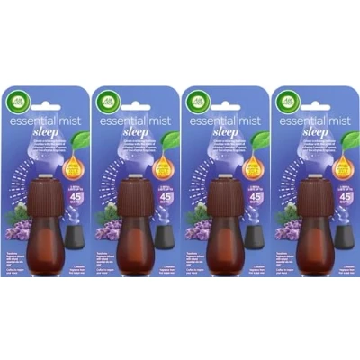 Image of Air Wick Essential Mist Refill, Sleep, Pack 4 x 20ml, Natural Oils, Last up to 180 days, freshener