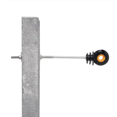 Image of 10x XDI Offset Bolt on Insulator 20 cm/M6 Electric Fencing Insulators