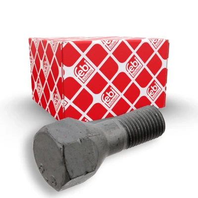 Image of 1345713080 Wheel Bolt FEBI BILSTEIN 46683 M14 x 1,5 Conical Seat F 19mm 10.9 for Steel rims 24 Male Hex FIAT: Ducato II Platform/Chassis