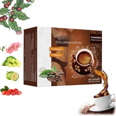 Image of Collagen Coffee, Coffee From Japan, Creamer, Protein Powder For (1box)