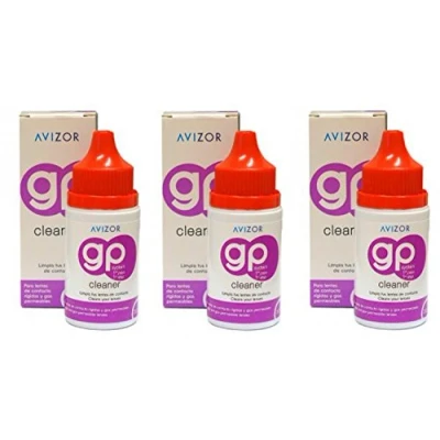 Image of Avizor GP Gas Permeable Rigid Contact Lens Cleaner 30ml X3 Pack