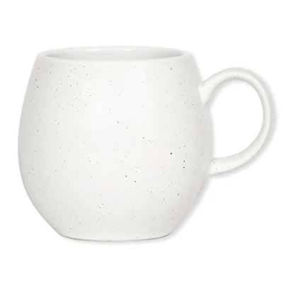 Image of London Pottery Pebble Mug Matt Speckled White