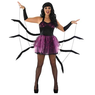 Image of Fun Shack Spider Women Costume, Web Costume Adult, Dress Women, Adult Medium