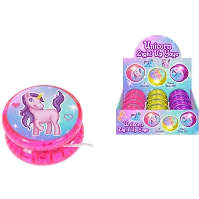 Image of KandyToys Responsive Bright Unicorn Light Up LED Kids Yoyo Three Colours Toys 5.5cm