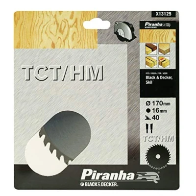 Image of Stanley Black &amp; Decker 8014211423901 Piranha X13125 TCT Circular Blade Mm.170 40D, Multicoloured