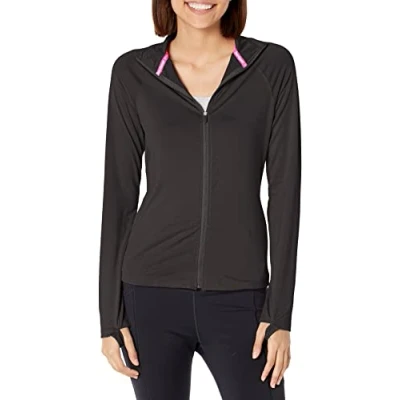 Image of Juicy Couture Women&#039;s Premium Tech Yoga Jacket Sweatshirt, Black, L