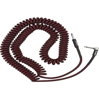 Image of Fender&quot;Professional Series&quot; Coil Cable 30FT (9m) Red Tweed