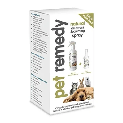 Image of Pet Remedy Calming Spray 275ml Value Pack Dog Anxiety Relief and Cat Product Relieves Separation Anxiety, Stress from Fireworks, House Moves, Companion Loss &amp; More