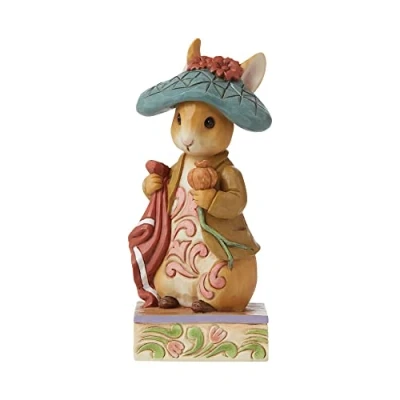 Image of Beatrix Potter by Jim Shore Nibble, Crunch Benjamin Bunny Figurine