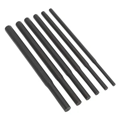 Image of Sealey Premier Parallel Pin Punch Set 6pc Heavy Duty Metric