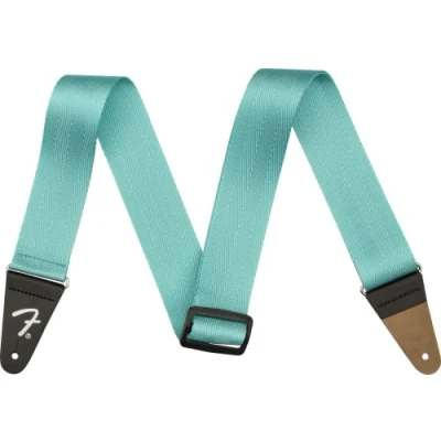 Image of Fender Guitar Strap, Premium Nylon Webbing, Adjustable 35&quot; 60&quot;, Miami Blue
