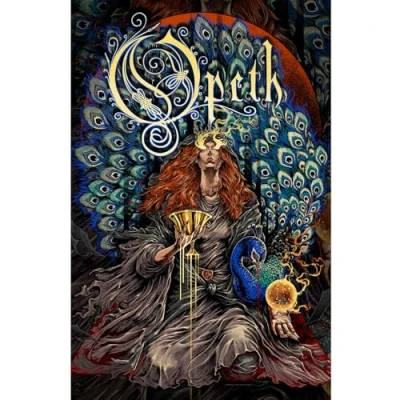 Image of Opeth Sorceress Band Logo Textile Poster 70cm x 106cm One Size