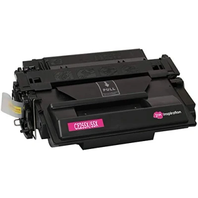 Image of Ink Inspiration® Compatible Laser Toner Cartridge Replacement for HP CE255X 55X Laserjet P3010, P3011, P3015, P3015D, P3015DN, P3015N, P3015X, Enterprise 500 MFP M525DN, M525F 12,500 Pages