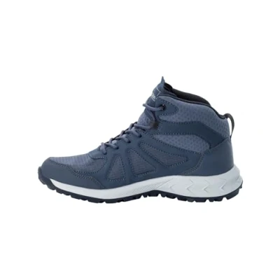 Image of Jack Wolfskin Women&#039;s Woodland 2 Texapore Mid W Walking Shoe, Graphite, 5 UK