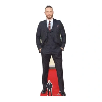 Image of STAR CUTOUTS CS731 Tom Hardy Dapper Suit and Haircut, Cardboard, Multi Colour, 3 x 59 175 cm