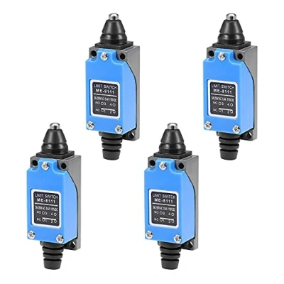Image of ANCLLO 4PCS Antrader ME 8111 Revolving Plastic NC NO Momentary Roller Lever Arm Limit Switch for CNC Mill Laser Plasma