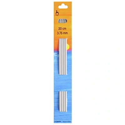 Image of Pony Double Ended Knitting Pins, Aluminium, Multi Colour, 3.75mm