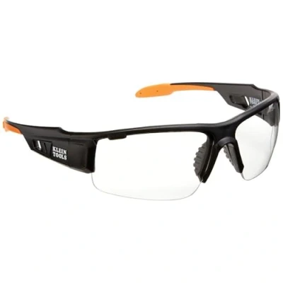 Image of Safety Glasses, Professional PPE Protective Eyewear with Semi Frame and Clear Lens, Scratch Resistant Anti Fog Klein Tools 60161